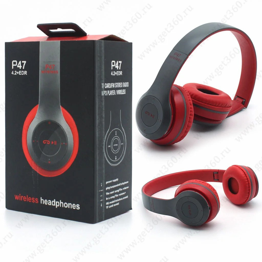 P47 Bluetooth Headset Fone De Ouvido Sem Fio Wireless Headphone Over Ear Music Handsfree Earphone With Microphone For Men Women