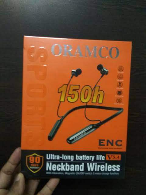 ORAMCO sports 150h ultra-long battery life neckband wireless