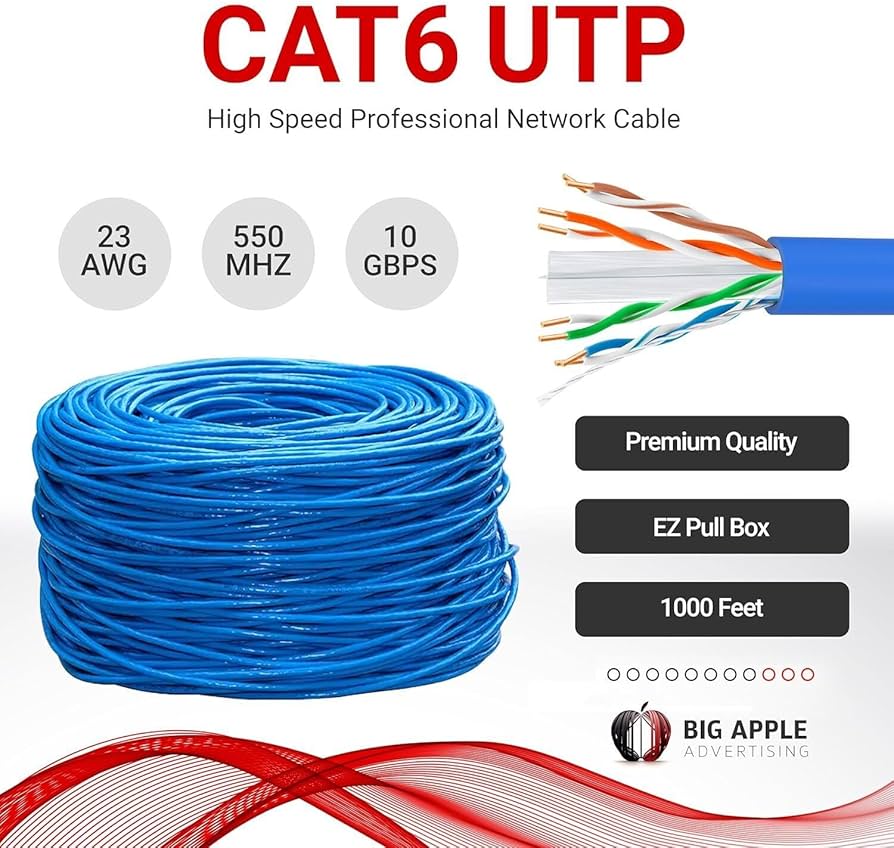 D-Link Cat-6 UTP Networking Cable ( original )-305 Meter Per Box