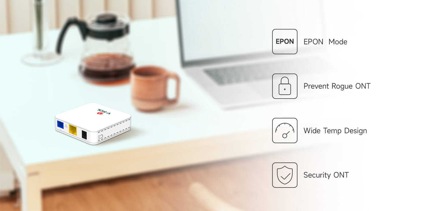 VSOL V2801SG EPON 1GE Gigabit 1000mbps LAN PORT ONU