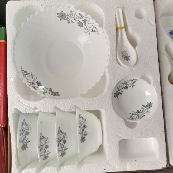 Alhd Nasir Opal Glassware Pyrex 10 Pieces Soup Set