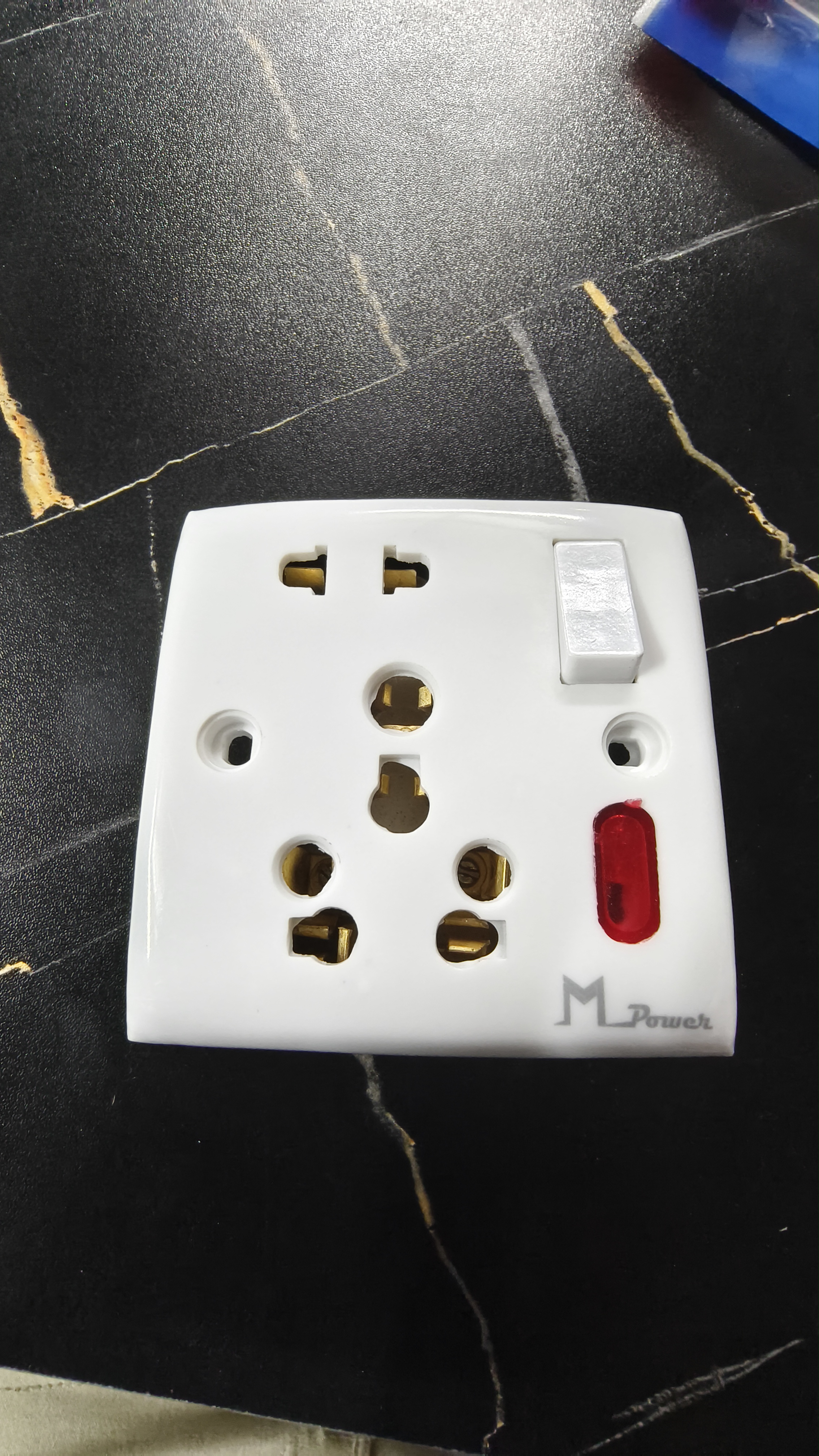 CLEAN 15A 3 Pin Round & Mixed Multi Socket with Switch Electrical Wall Heavy Duty with Indicator