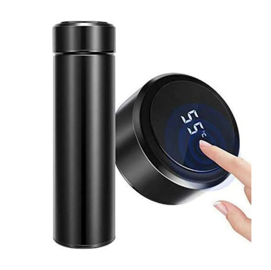 Stainless Steel Vacuum Flask 500 ml Smart Insulated Bottle with Temperature Display Hot Water, Coffee, Tea, Sport, Travel Bottles