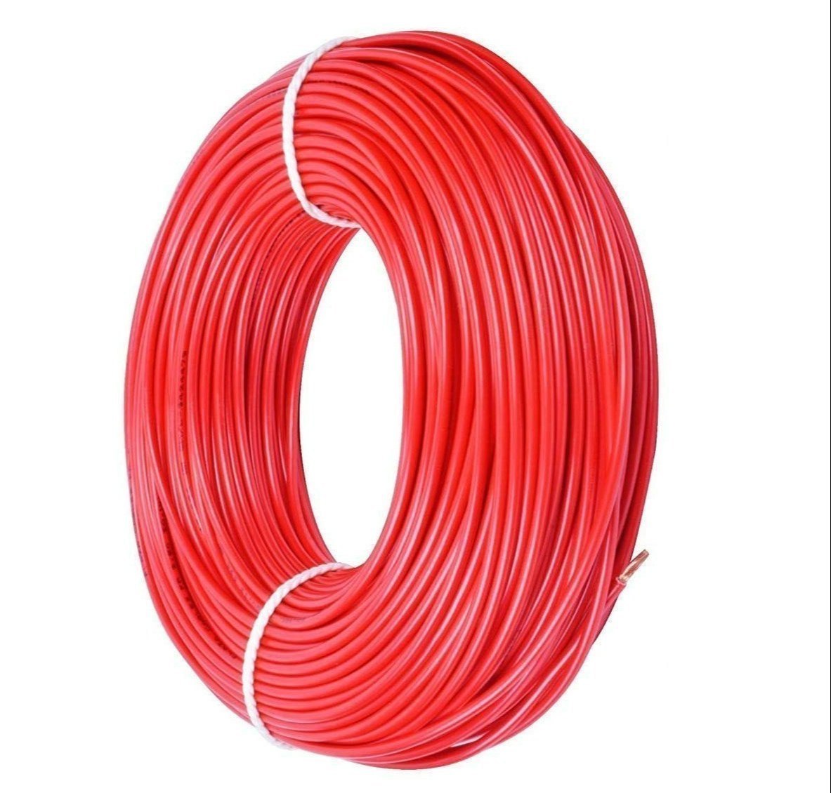 SQ 1 Core Cable 1×2.5 RM Red 7w Skin Coated FR
