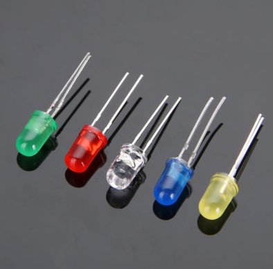 500Pcs/box 5mm LED Light White/Yellow/Red/Blue/Green Assortment Diodes Kit DIY