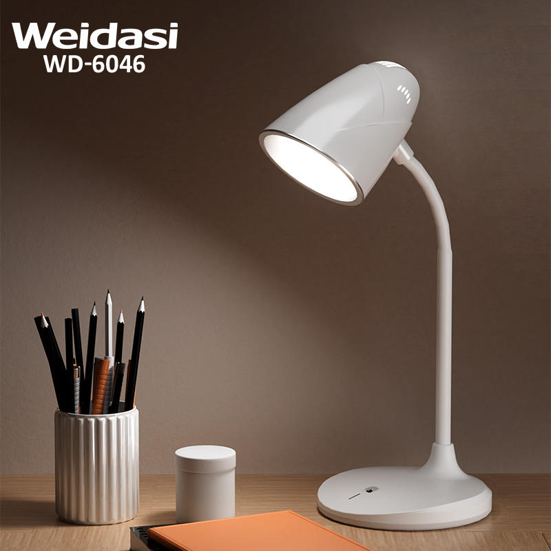 ENERGY / WEIDASI 6046 Rechargeable Desk Lamp Eye Comfort Study Lamp Touch Control LED 2400mAh Lithium Battery - table Lamp zonex.com.bd