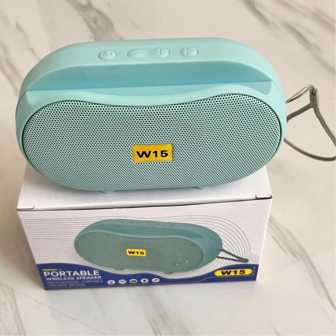 W15 Bluetooth, USB, TF Card & FM Radio Supported Wireless Speaker
