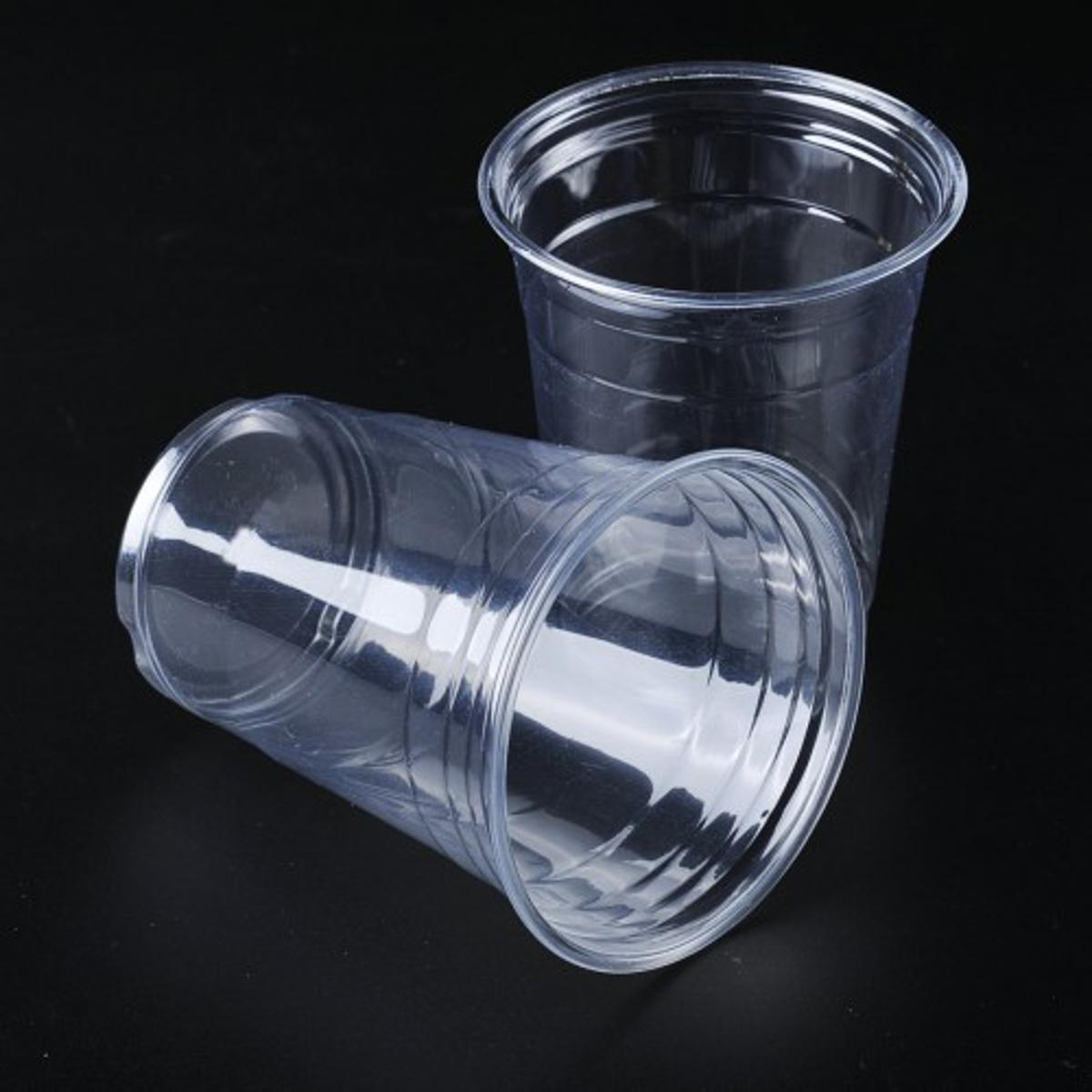 Plastic Glasses - Set of 100 for Single Use Zonex.com.bd