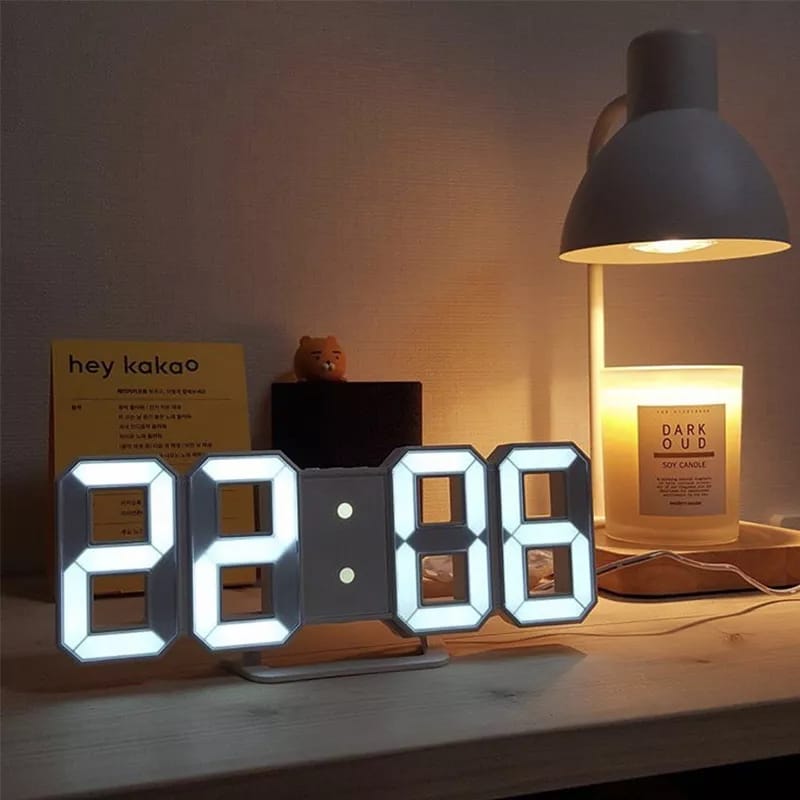 3D LED DIGITAL CLOCK_ALARM CLOCK Zonex.com.bd
